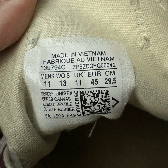 Converse Maroon All Star Sneakers - Picture 5 of 5